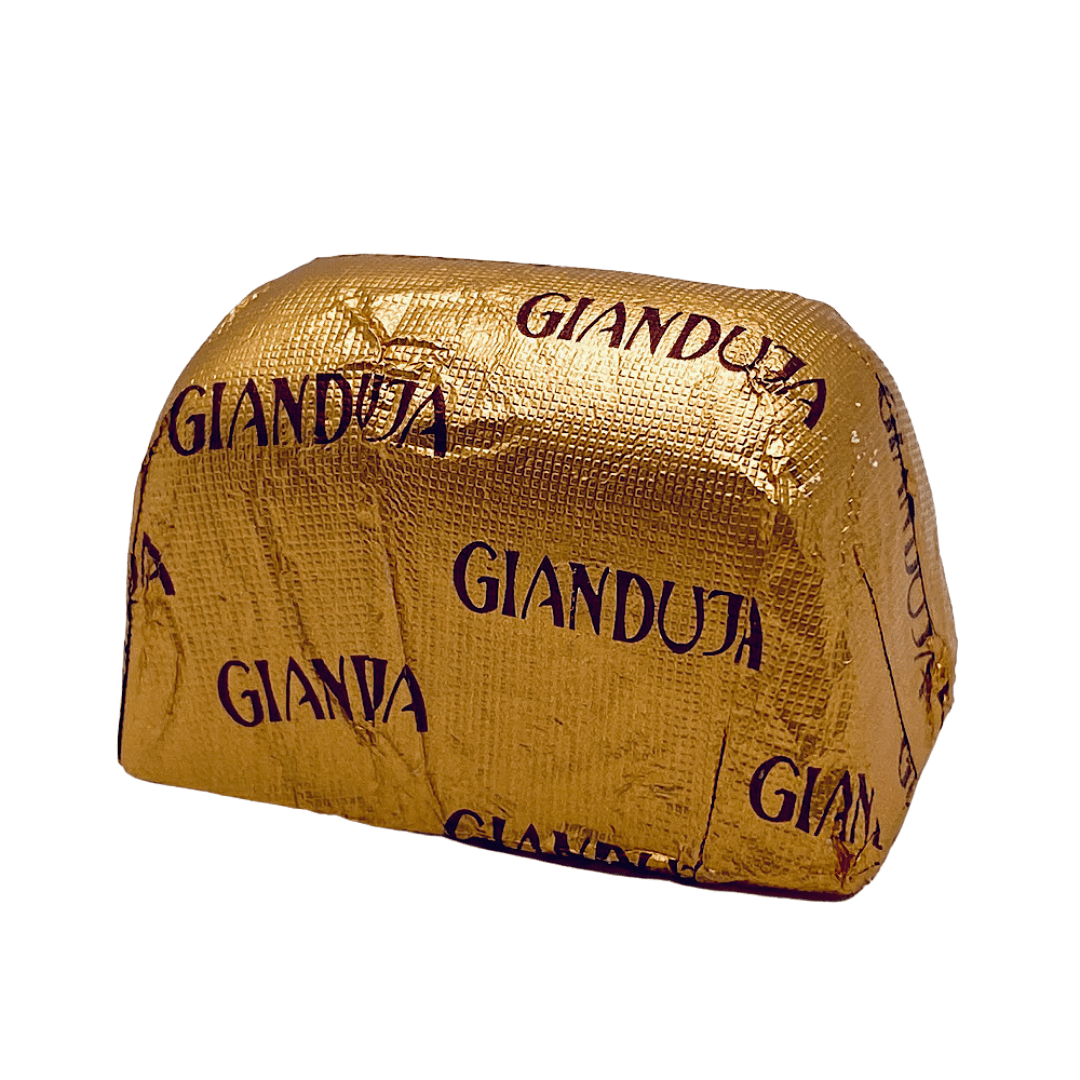 Smooth Milk Gianduja Praline in foil