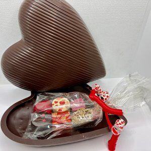 ‘Fill your own’ 6 choc Large Plain Chocolate Heart