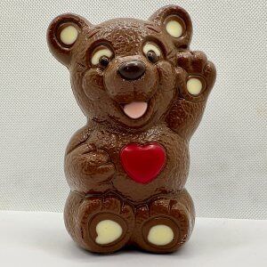 Small Valentine Milk Chocolate Bear
