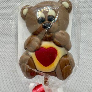 Valentine Heart Bear Lolly